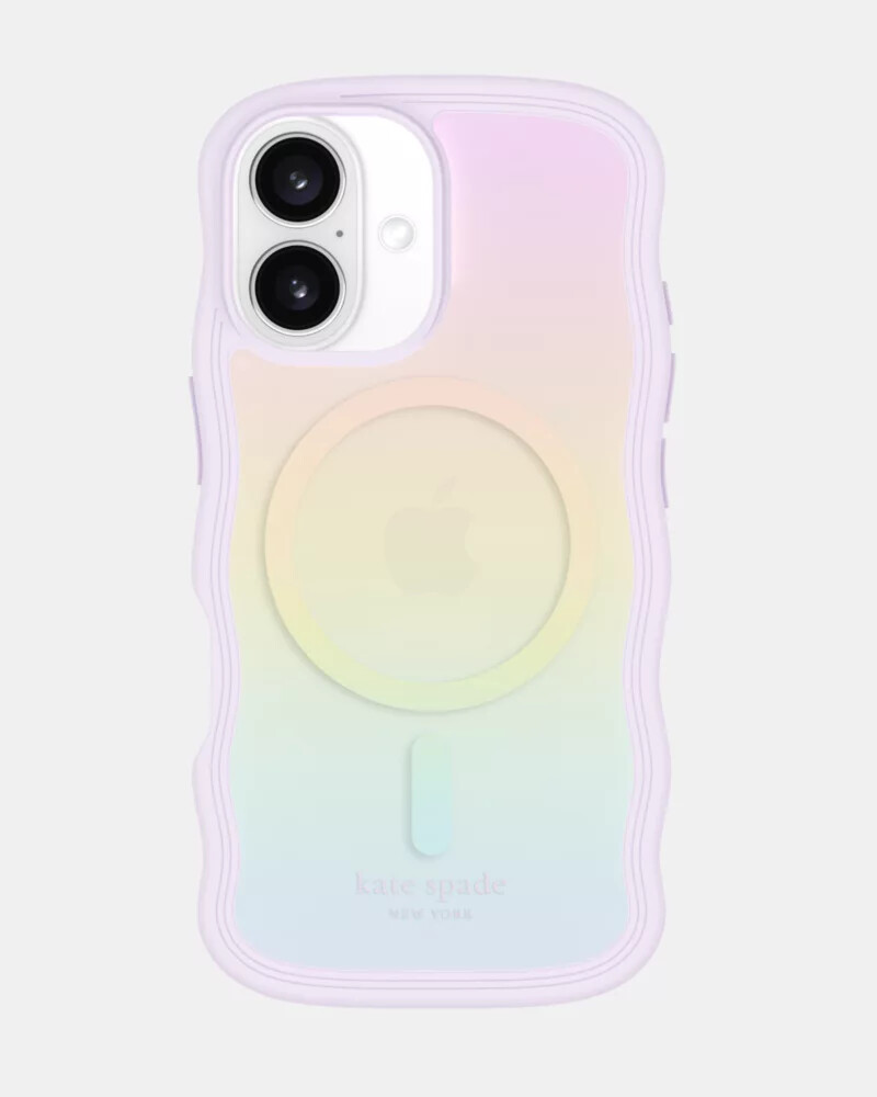 capa magsafe kate spade new york wavy opal iridescent opal iridescent