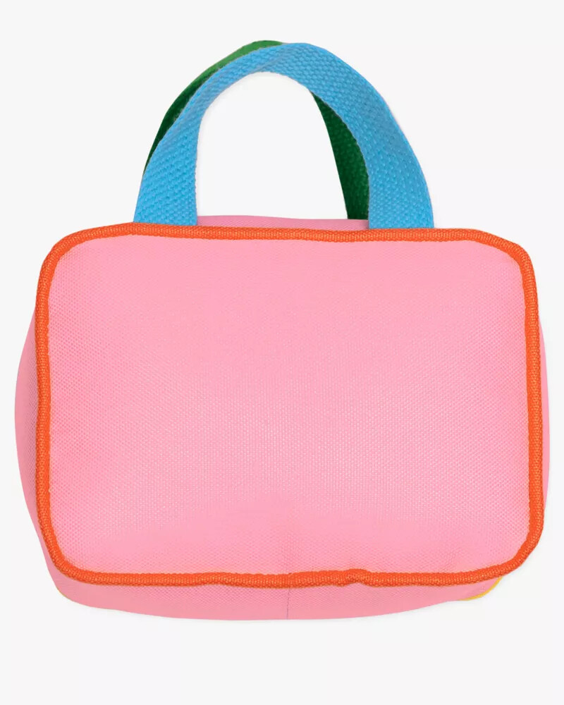 bolsa colorblock brinquedo para animais de estimação multicolorida