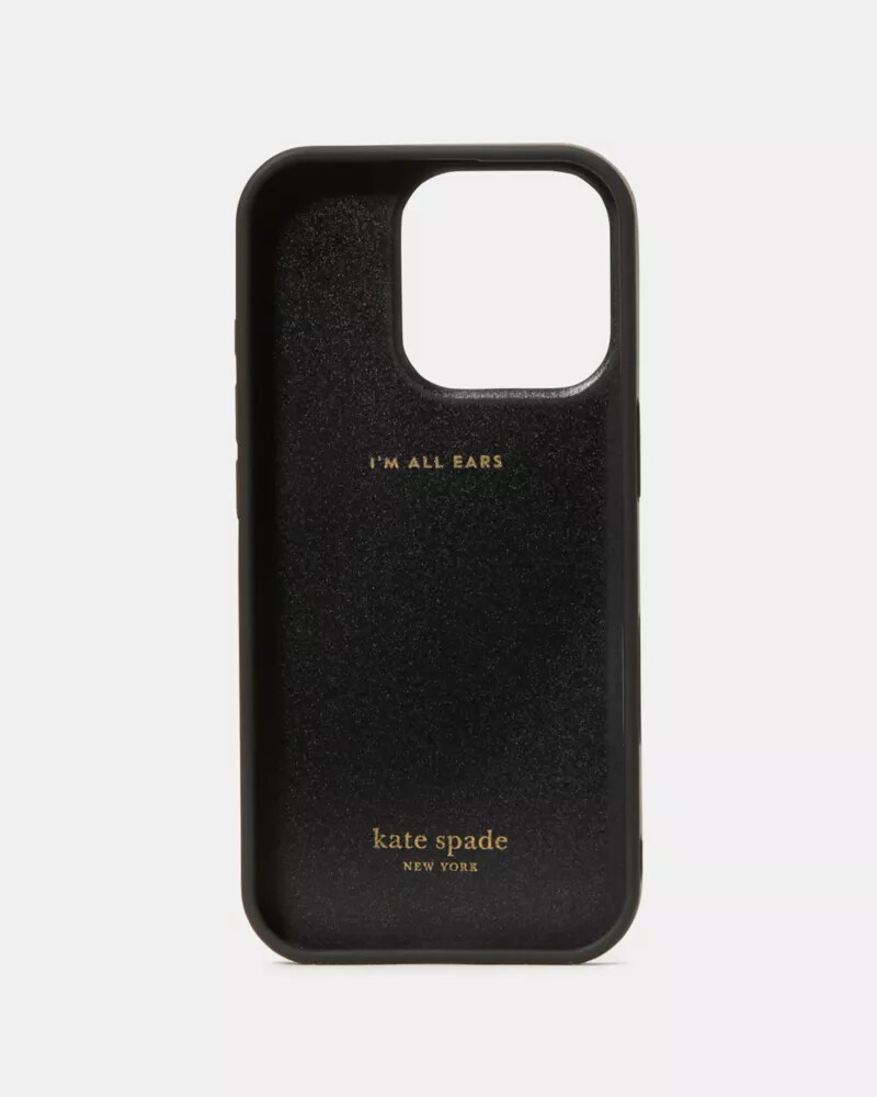 capa moldada e decorada para iphone 16 pro preta e multicolorida.