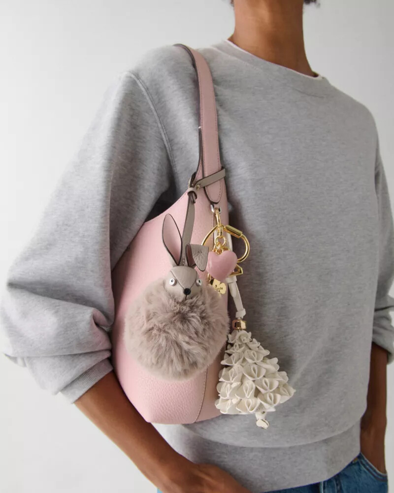 pingente de bolsa em formato de Árvore 3d merengue