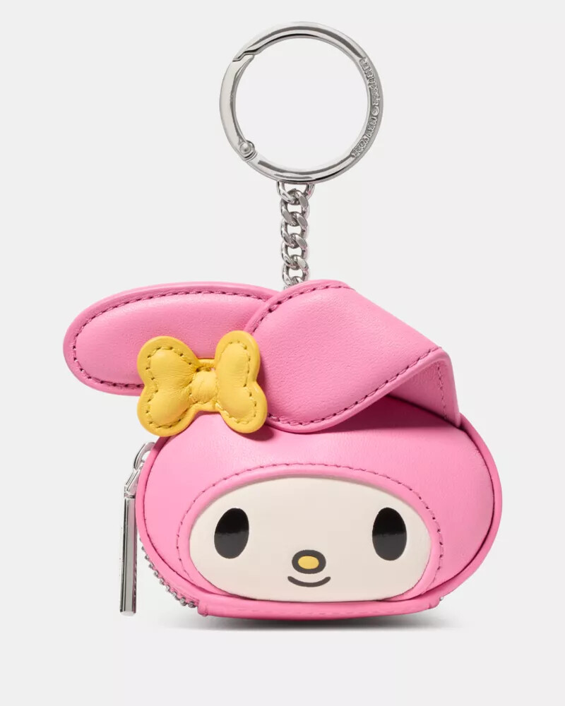 hello kitty e amigos x kate spade new york pingente de bolsa 3d my melody rosa multicolorido
