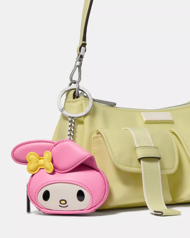 hello kitty e amigos x kate spade new york pingente de bolsa 3d my melody rosa multicolorido