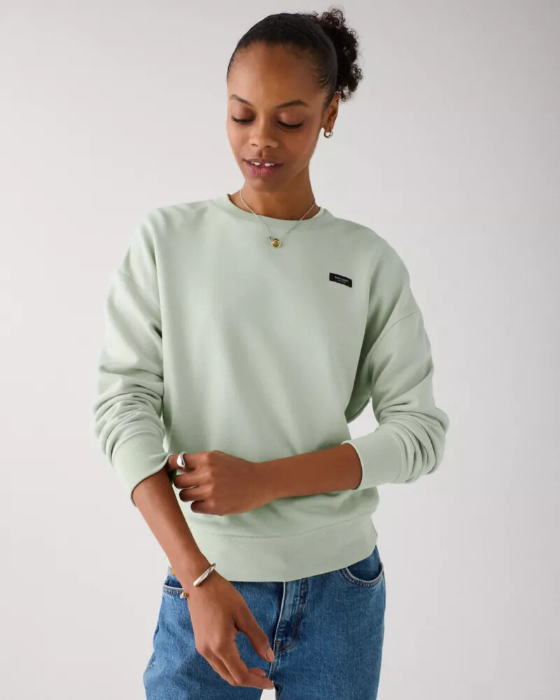 moletom essential logo mint frosting
