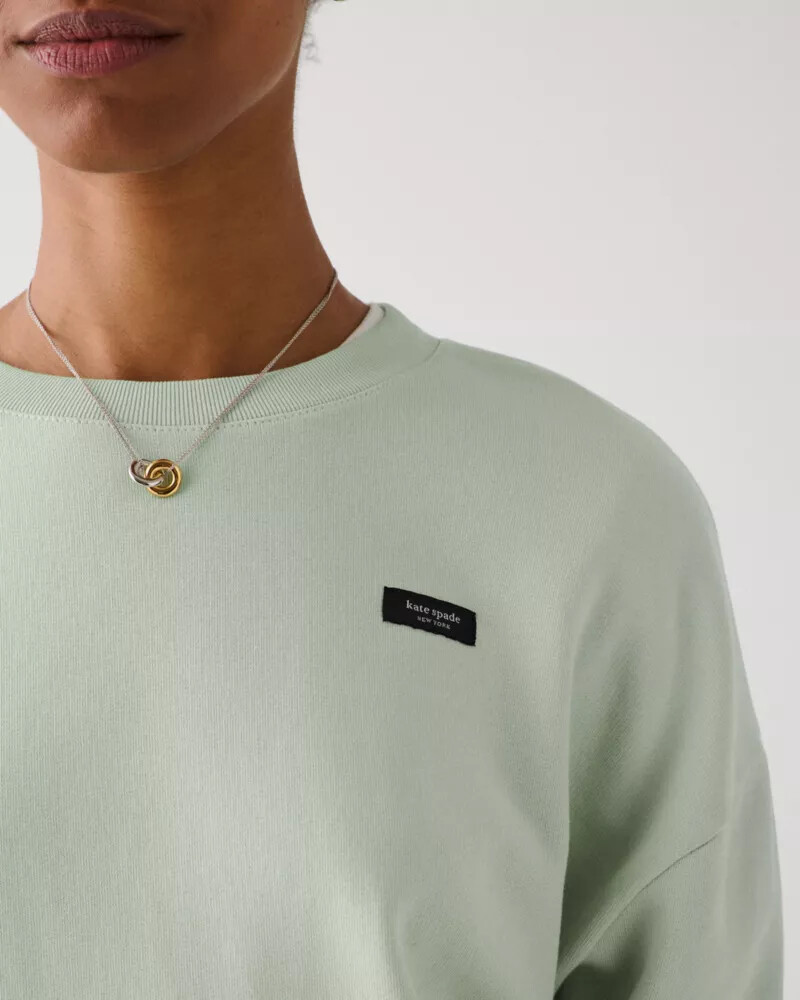 moletom essential logo mint frosting