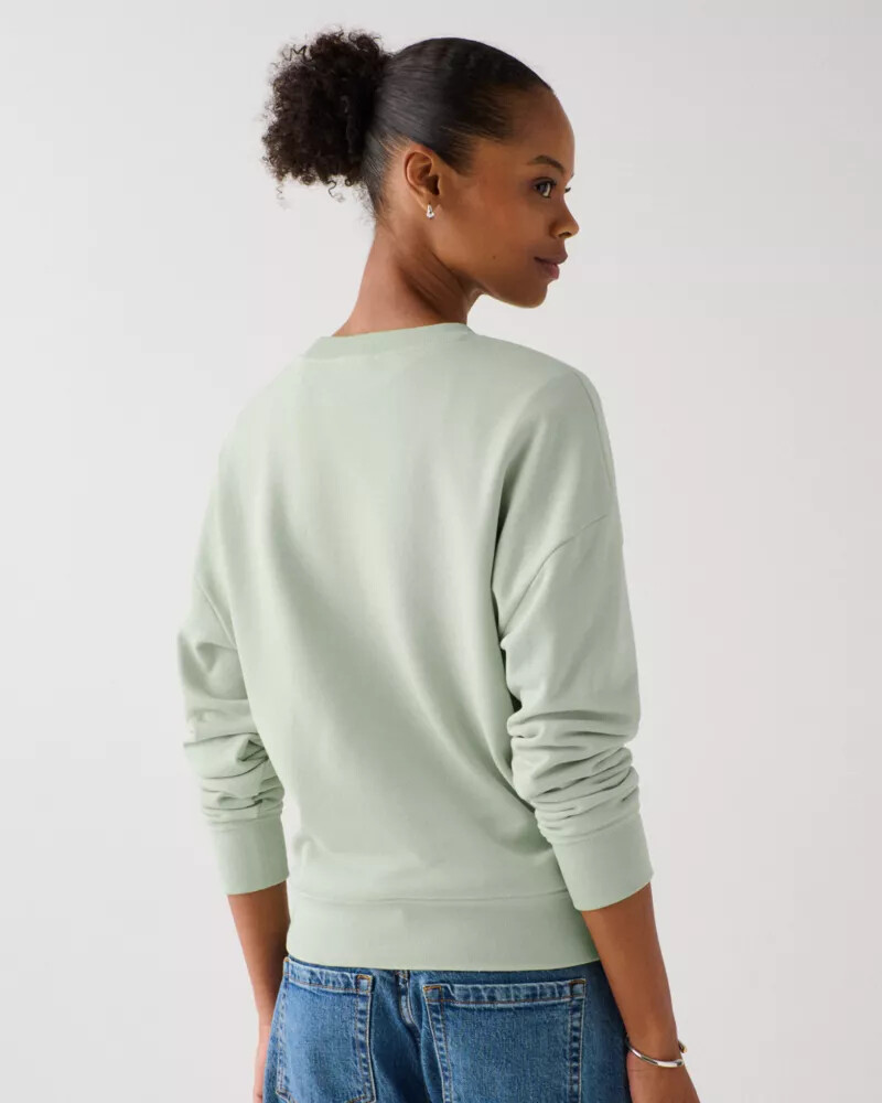 moletom essential logo mint frosting