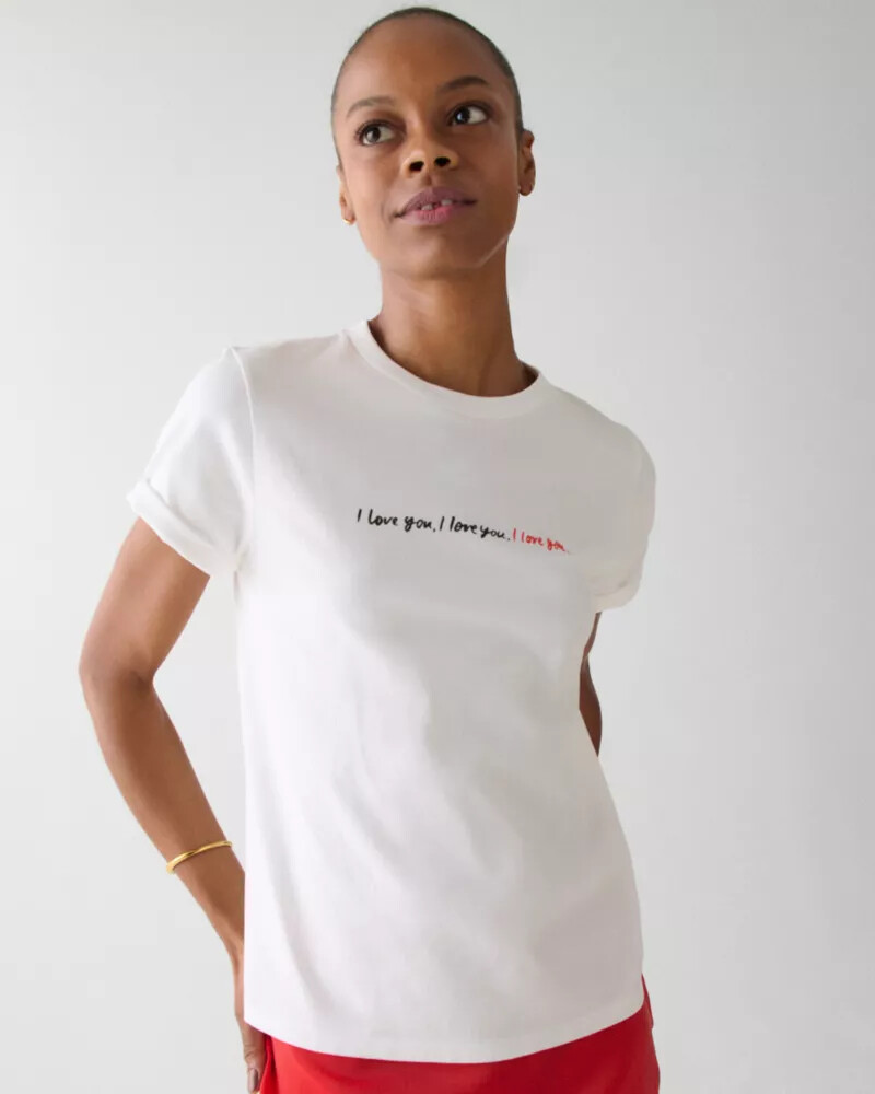 camiseta eu te amo branca