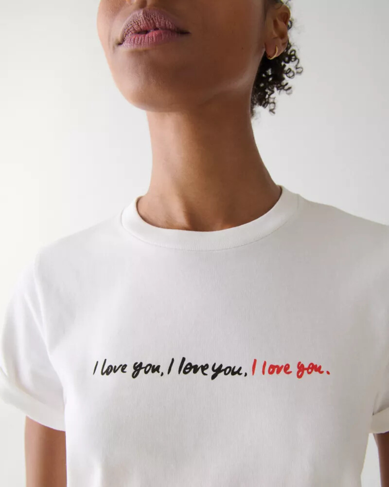 camiseta eu te amo branca
