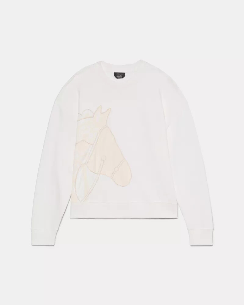 moletom creme para cavalos