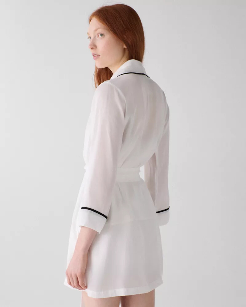 robe curto branco-creme