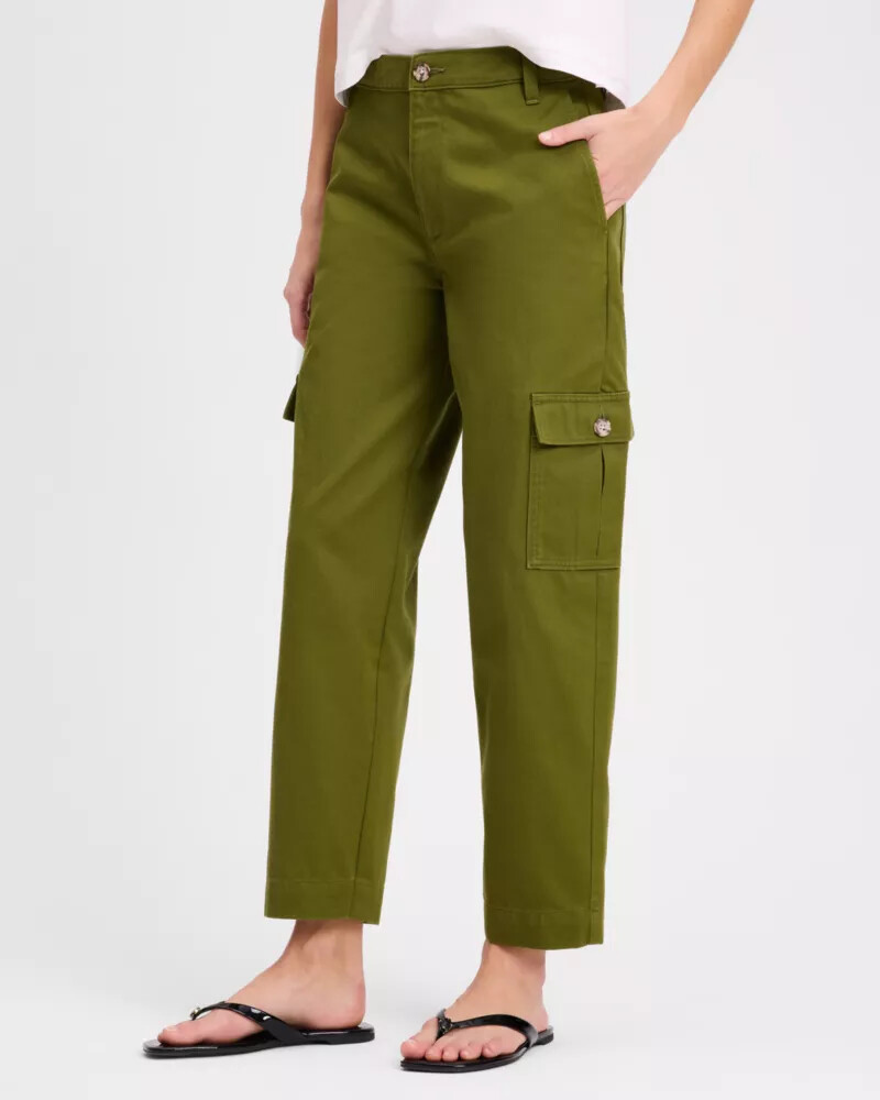 calça cargo verde conto de fadas