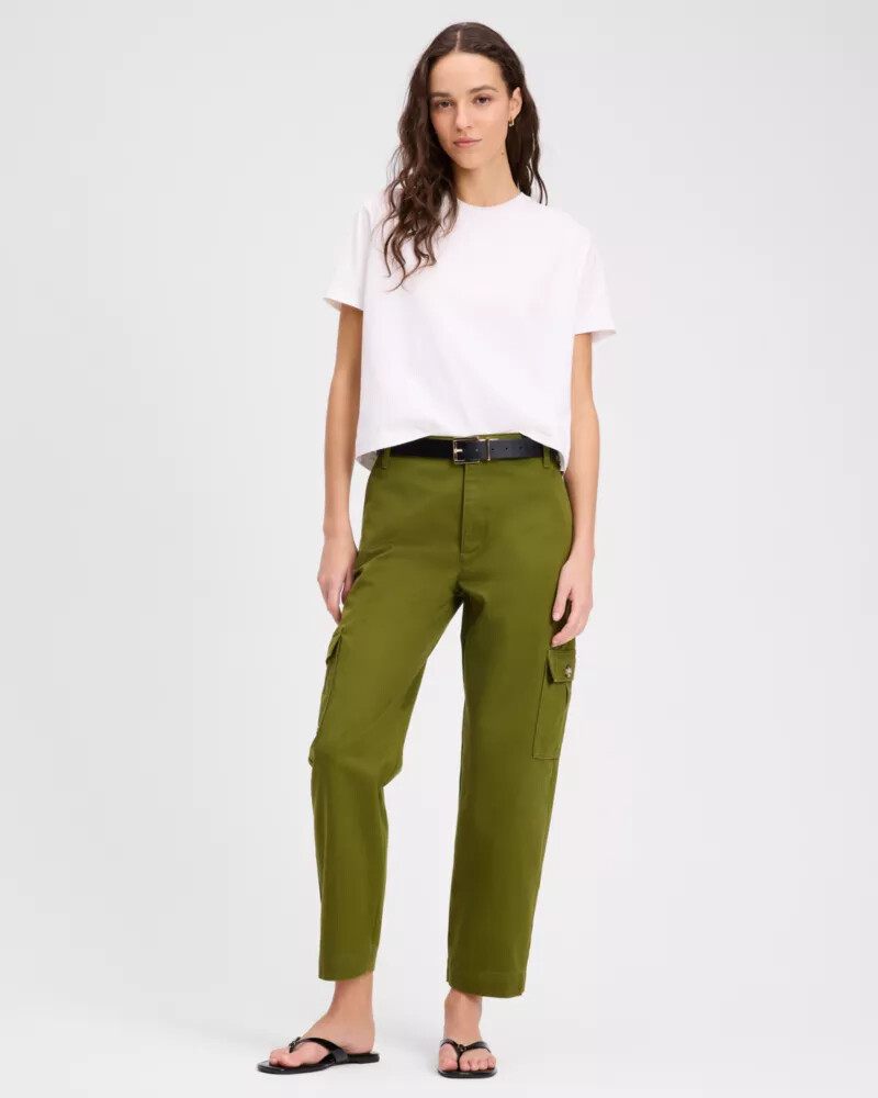 calça cargo verde conto de fadas