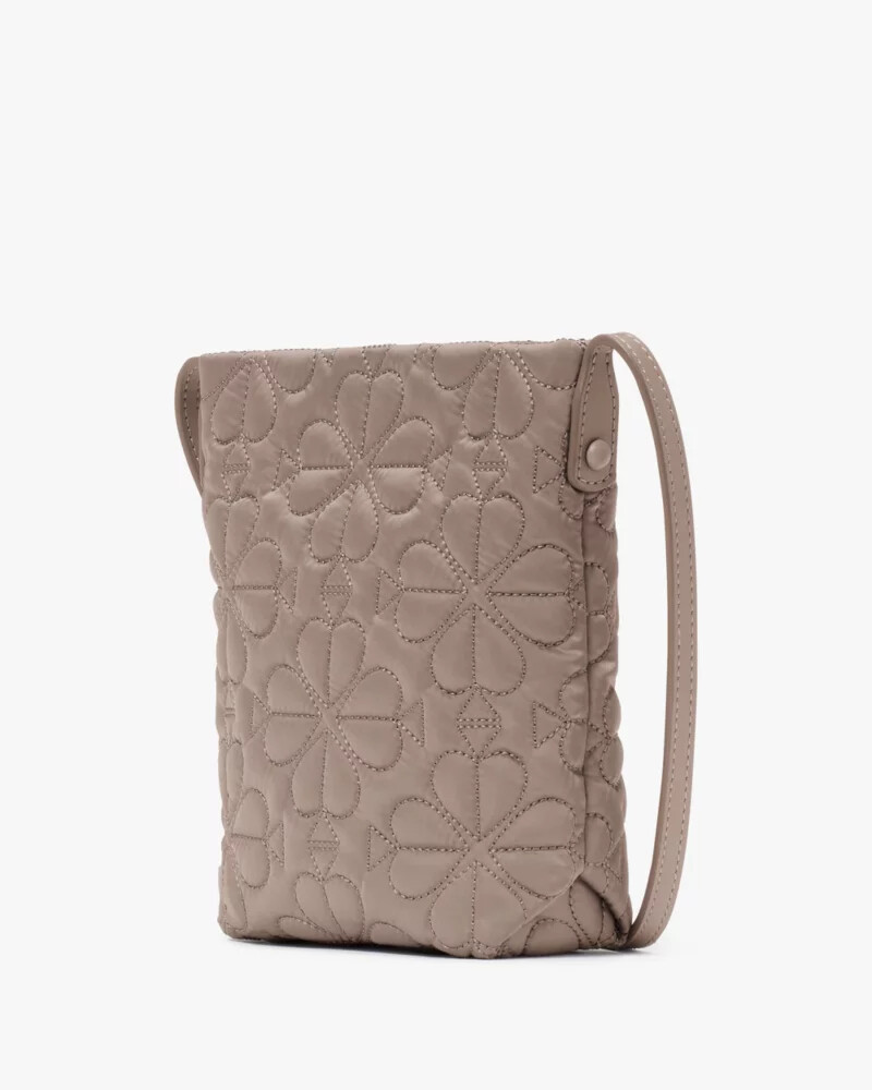 bolsa transversal pequena acolchoada tilly com estampa de paisagem urbana
