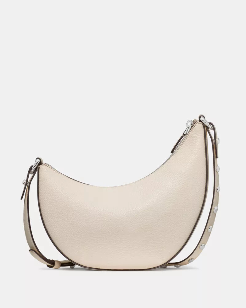 bolsa transversal duo leite de caju