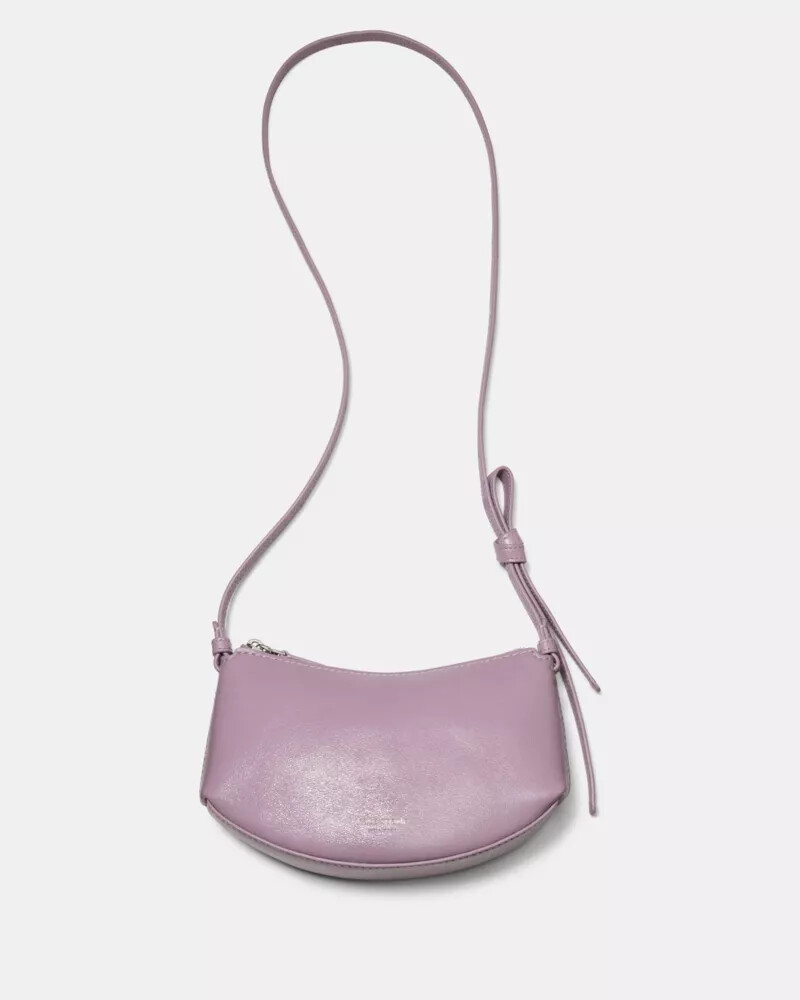 bolsa transversal loop glazed market roxa