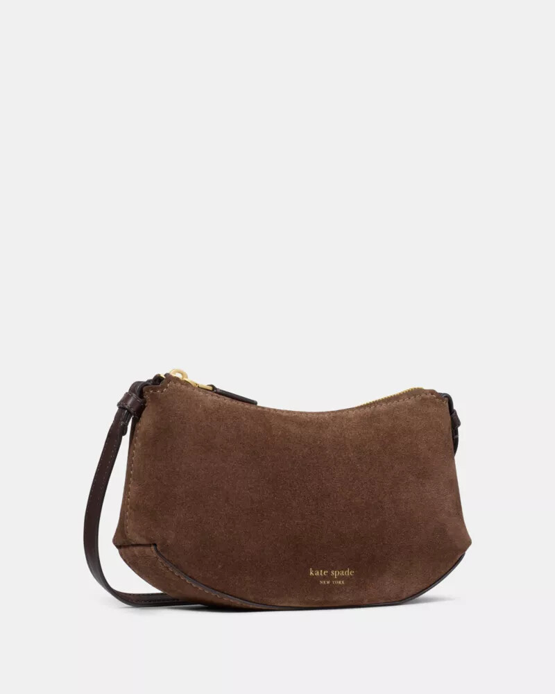 bolsa transversal loop suede hot fudge multi