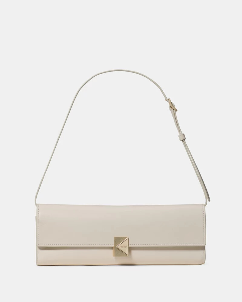 bolsa de ombro mini macia deco cor leite de caju
