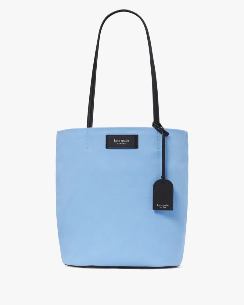 bolsa tote grande on purpose canvas azul astral