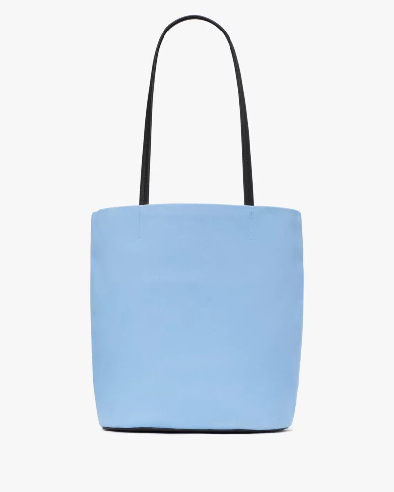 bolsa tote grande on purpose canvas azul astral