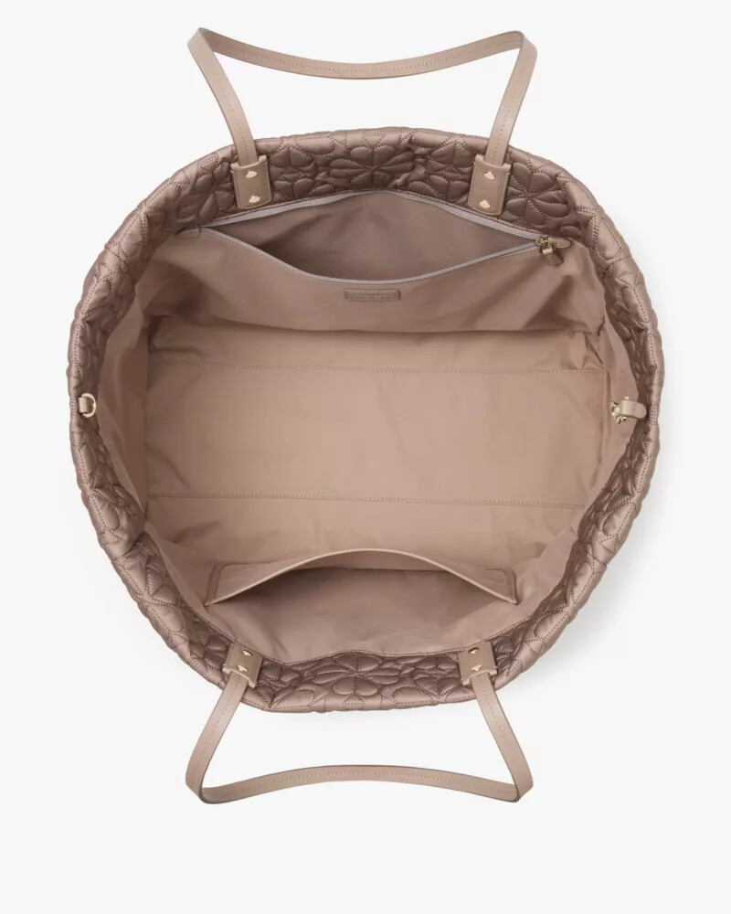 bolsa tote grande acolchoada tilly com estampa urbana