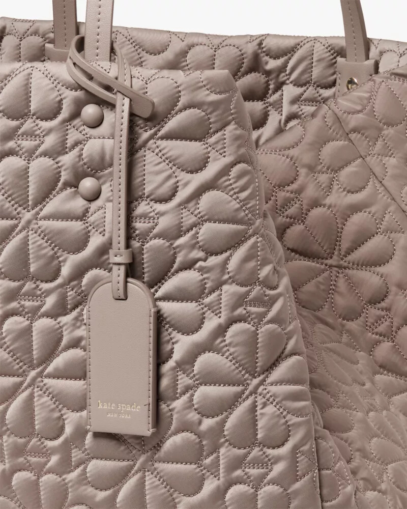 bolsa tote grande acolchoada tilly com estampa urbana