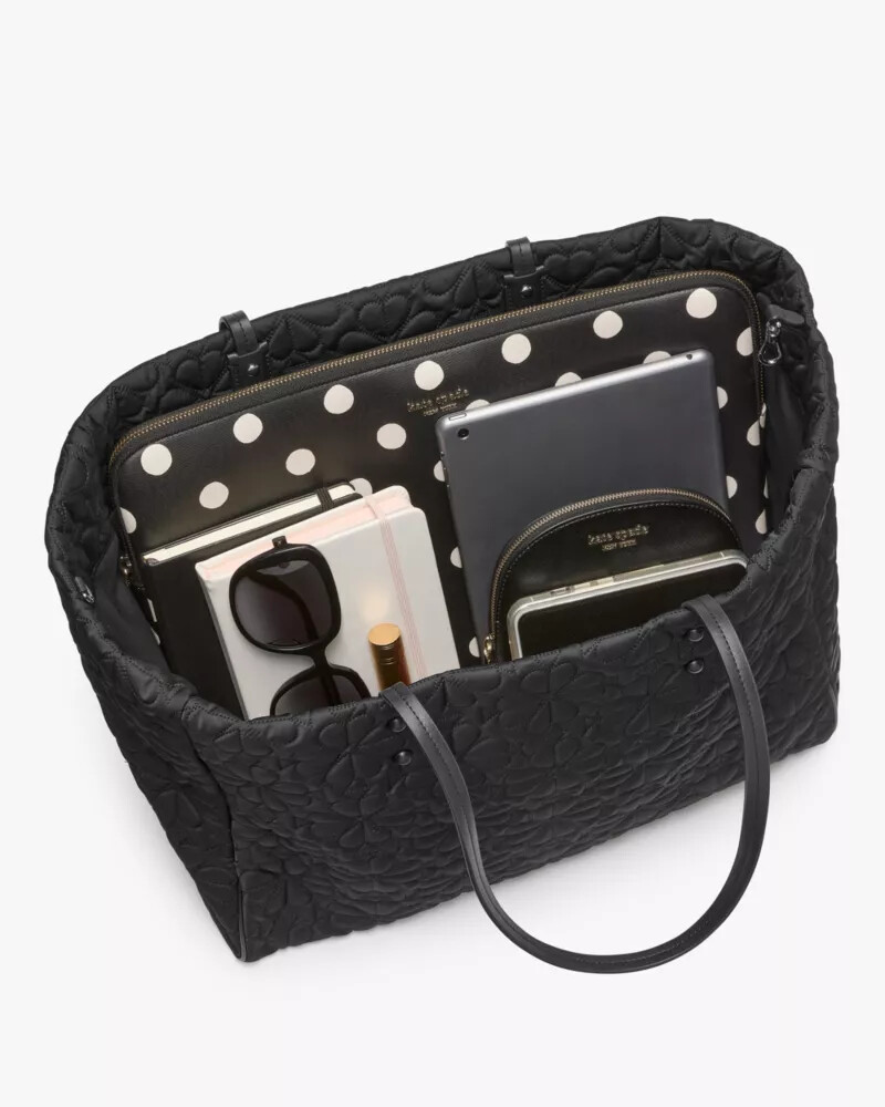 bolsa tote grande acolchoada tilly com estampa urbana