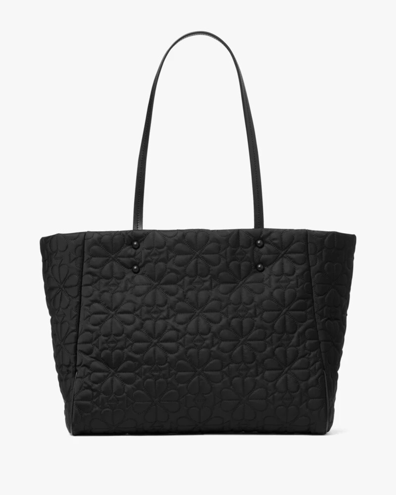 bolsa tote média acolchoada tilly preta.