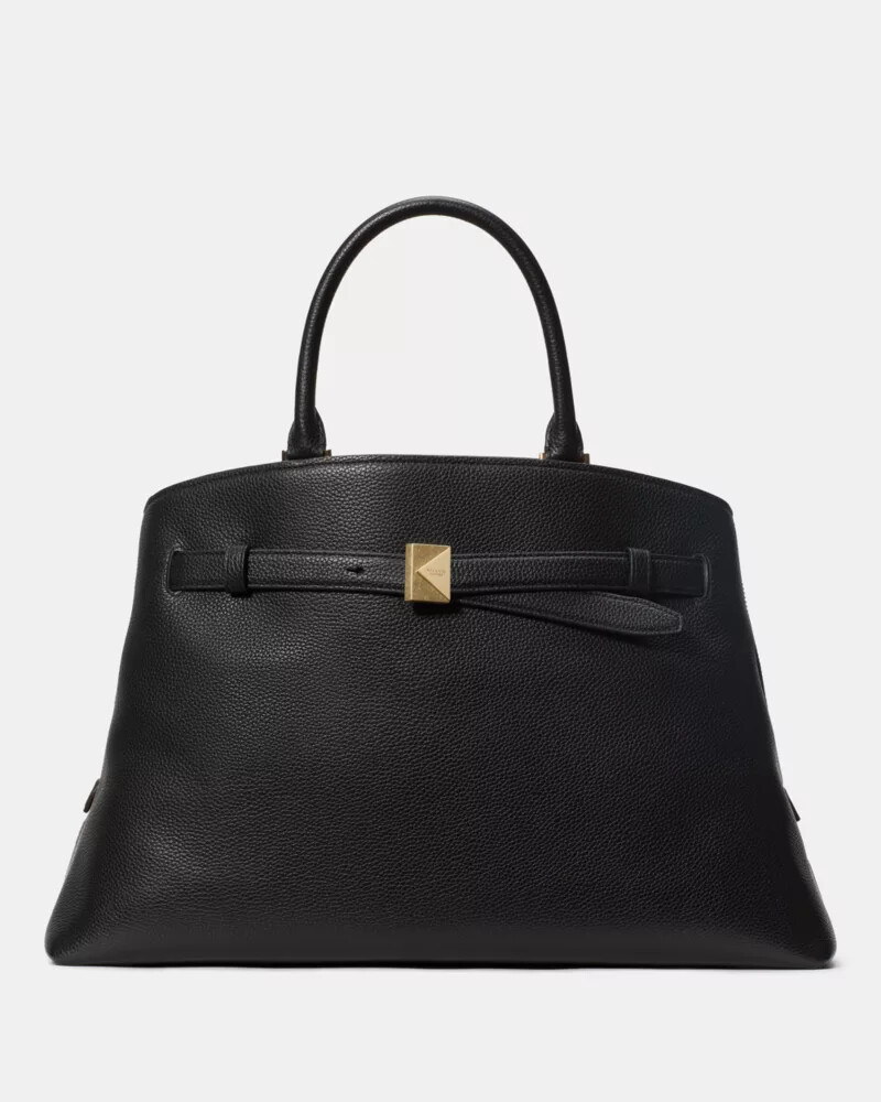 bolsa tote deco work preta