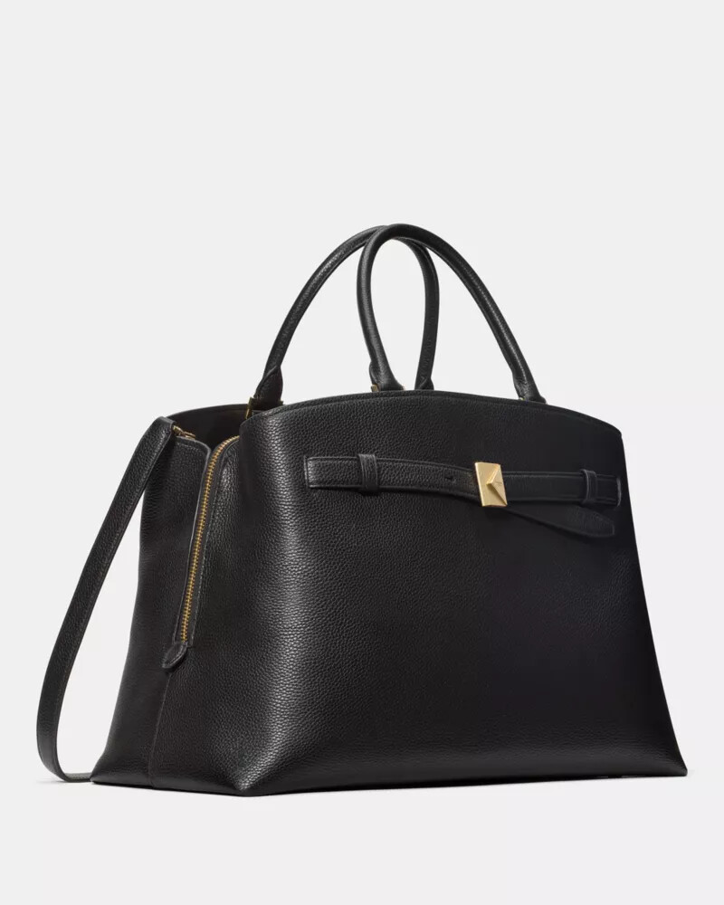 bolsa tote deco work preta