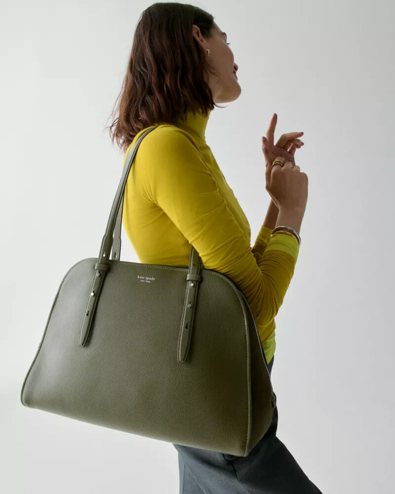 bolsa maise carryall com estampa de algas marinhas.