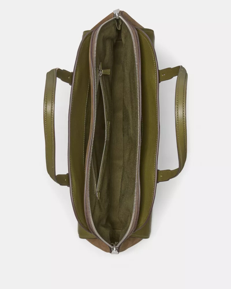 bolsa maise carryall com estampa de algas marinhas.