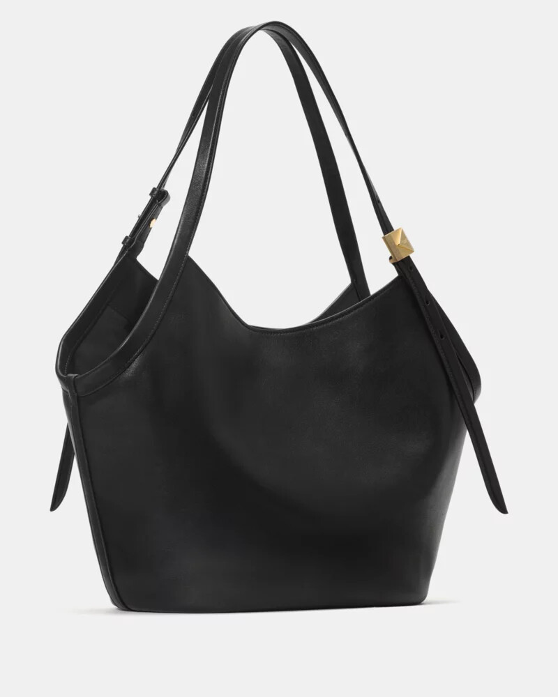 bolsa tote deco tulip preta