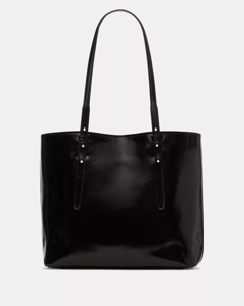 bolsa tote do it all patent preta