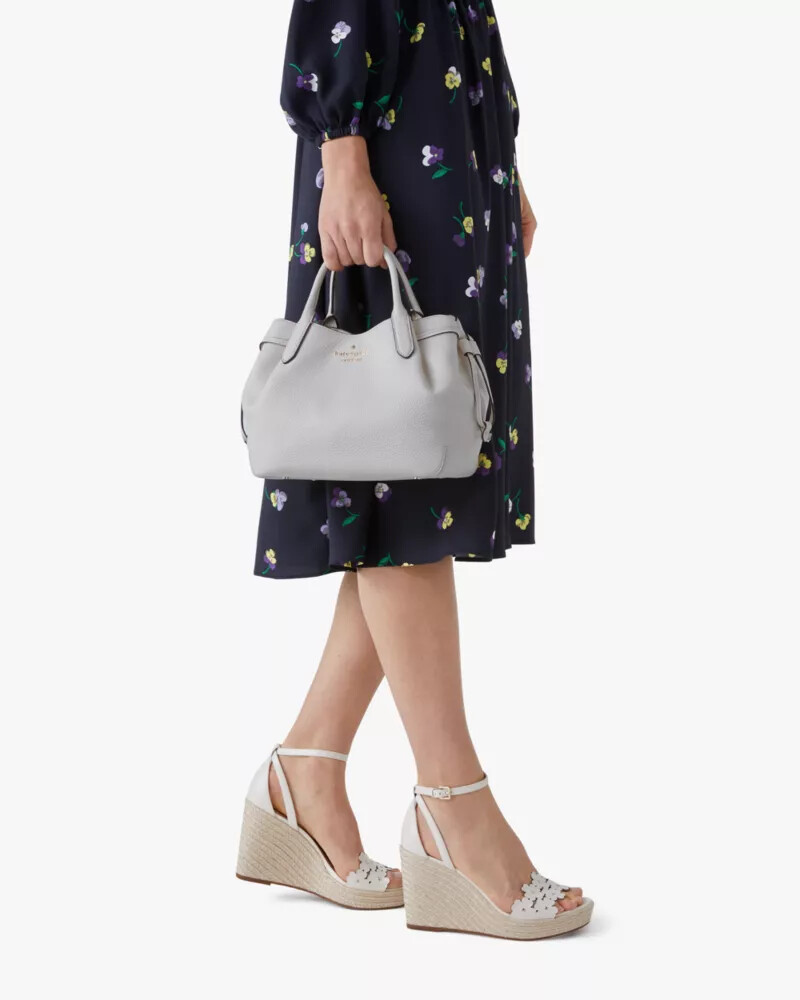 bolsa pequena dumpling satchel bag cinza montanha