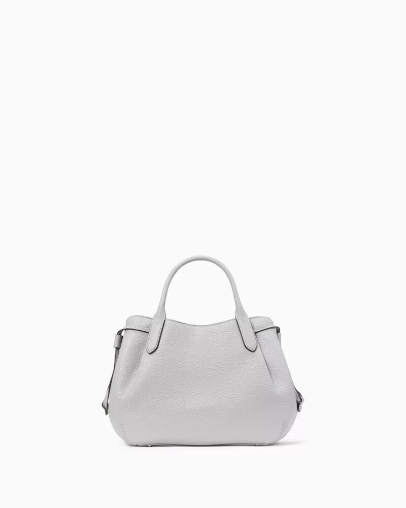 bolsa pequena dumpling satchel bag cinza montanha