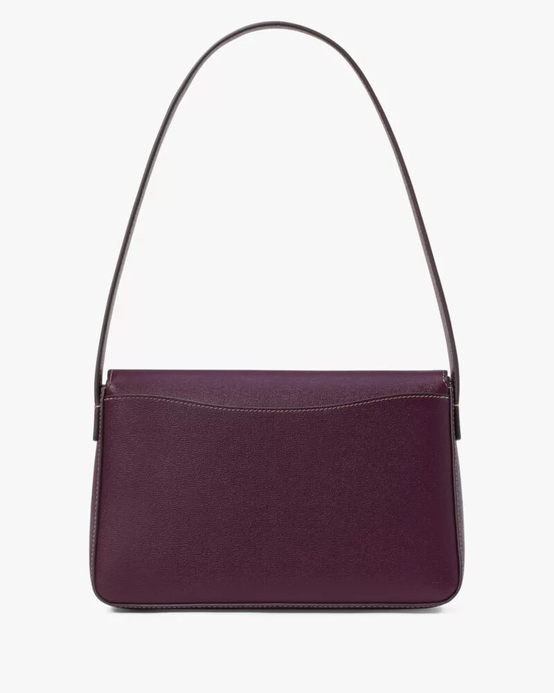 bolsa de ombro média katy cor cereja escura.