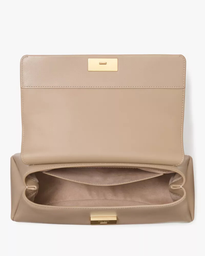 bolsa de ombro conversível grace cor taupe atemporal