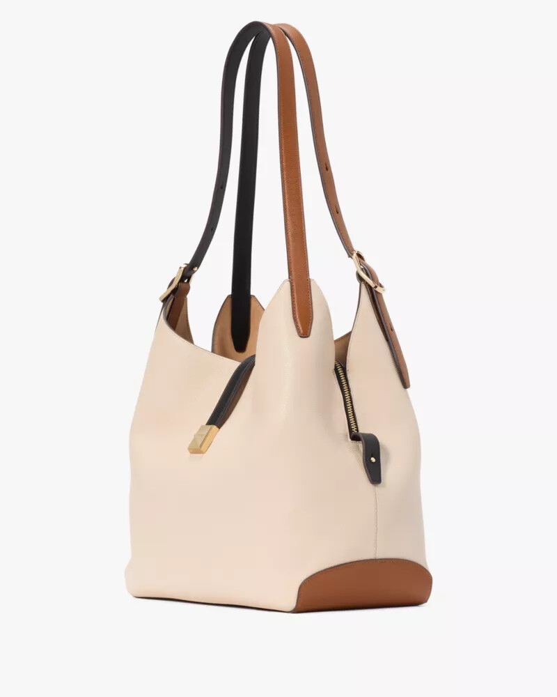 bolsa de ombro grande deco em vidro leitoso multicolorido