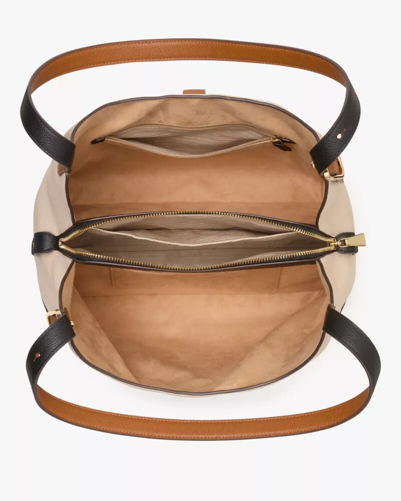 bolsa de ombro grande deco em vidro leitoso multicolorido