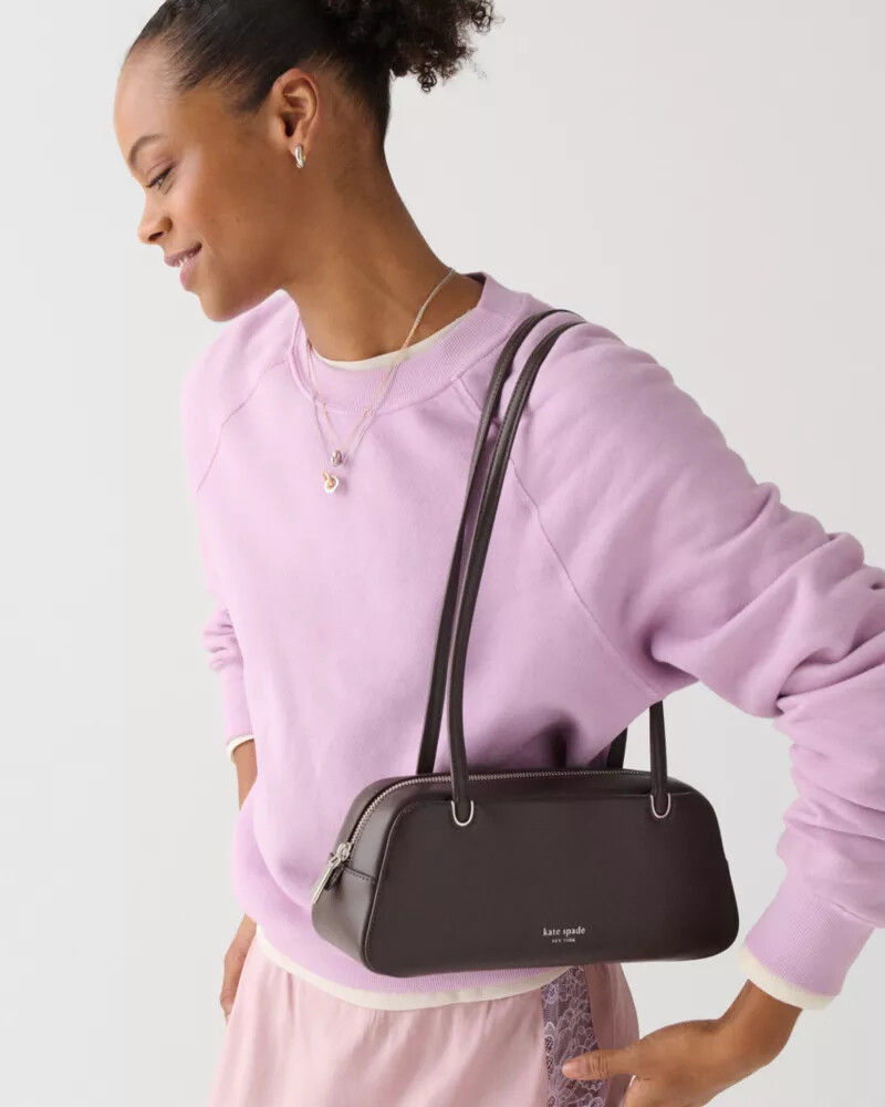 bolsa de ombro grace cor chocolate quente.