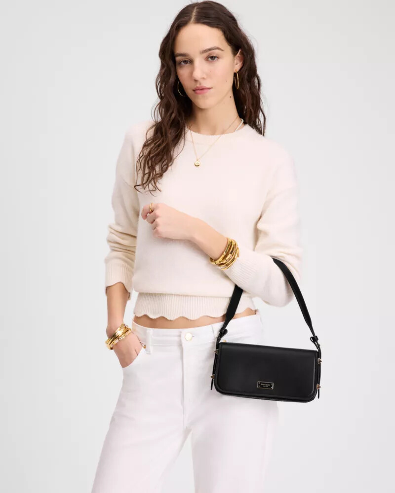 bolsa de ombro liv preta