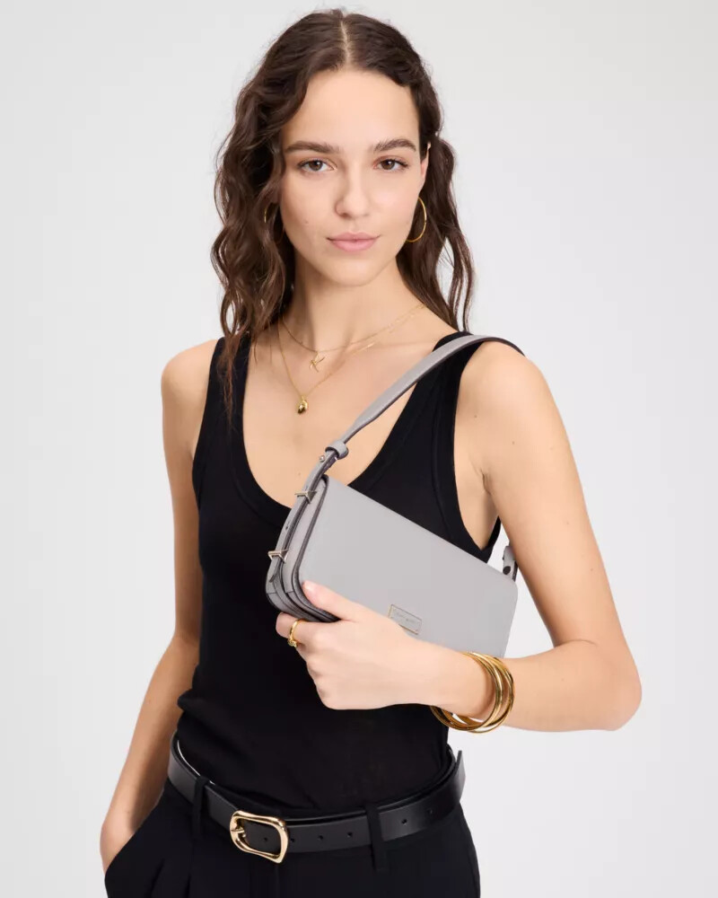 bolsa de ombro liv nimbus cinza