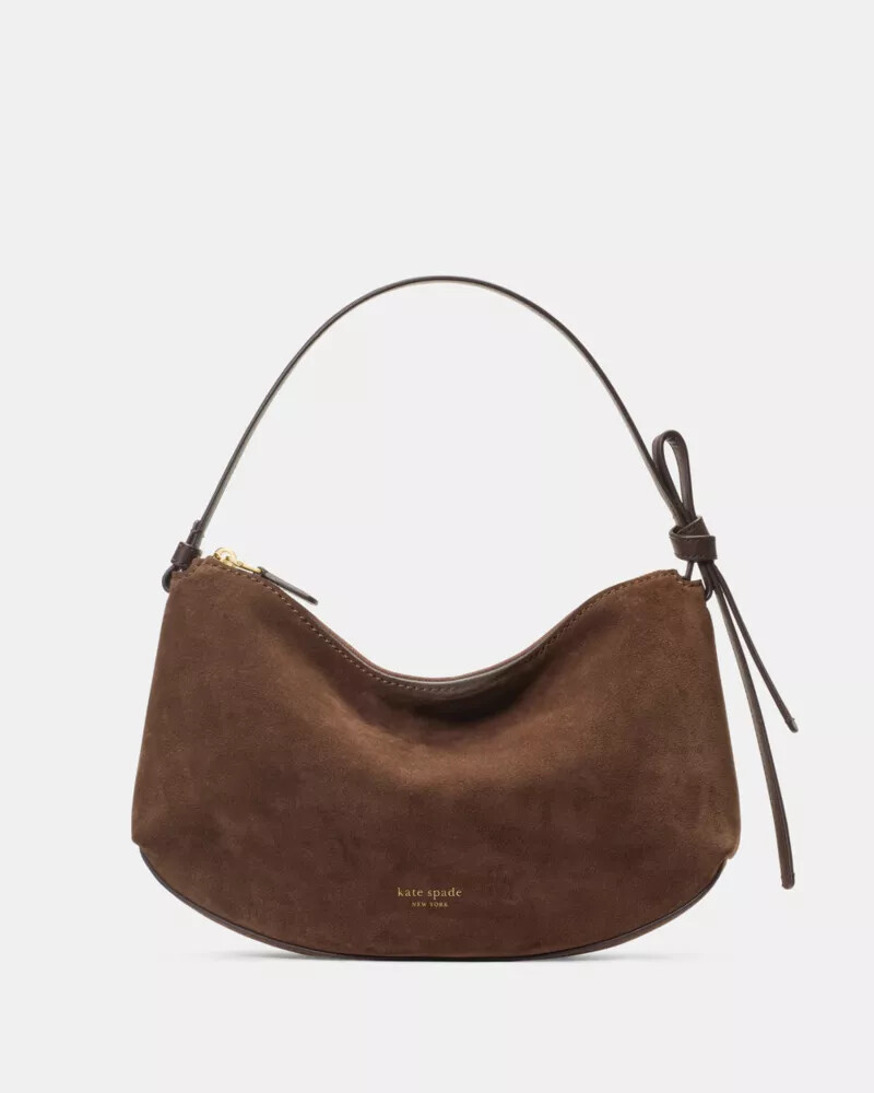 bolsa de ombro loop em camurça modelo hot fudge multi