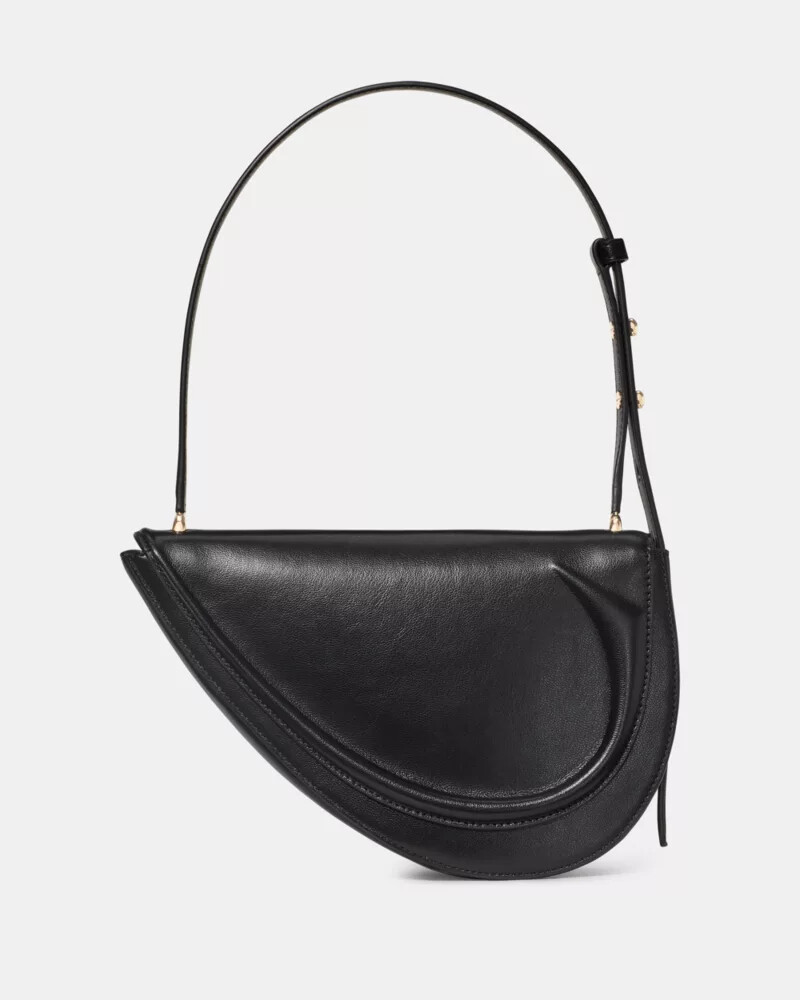 bolsa de ombro spade preta