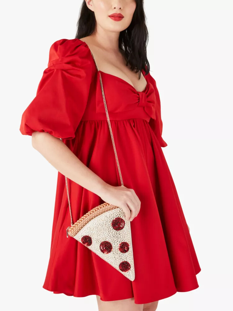 bolsa transversal slice pizza multicor
