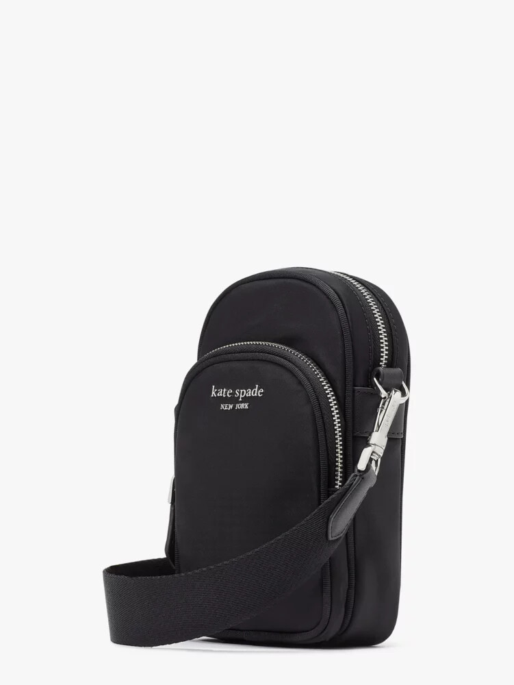 bolsa transversal para celular sam ksnyl nylon north south preta
