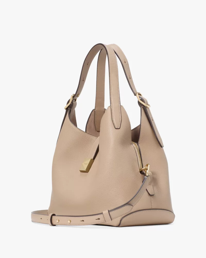 bolsa transversal deco na cor taupe atemporal