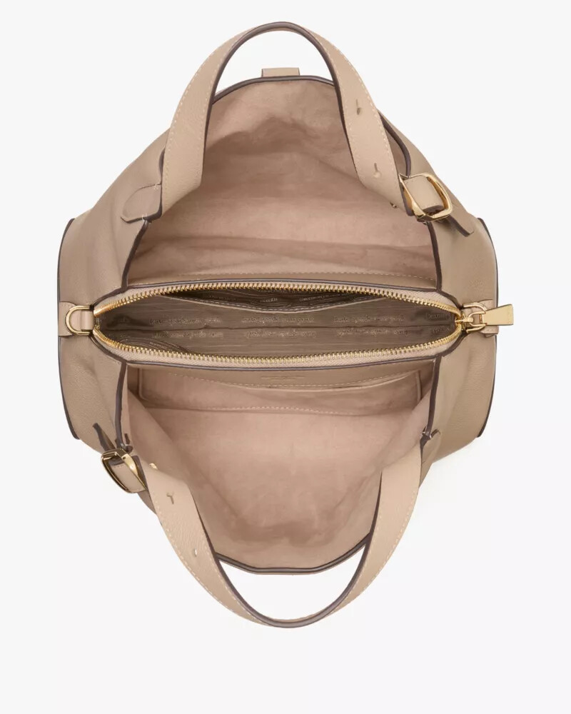bolsa transversal deco na cor taupe atemporal