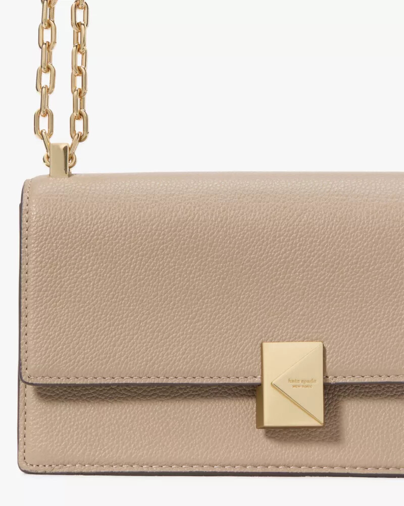 bolsa transversal mini deco na cor taupe atemporal