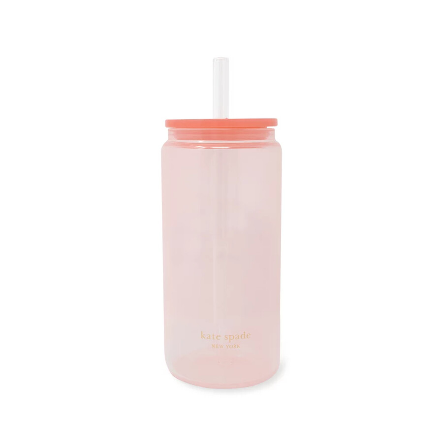 copo de vidro gelado rosa