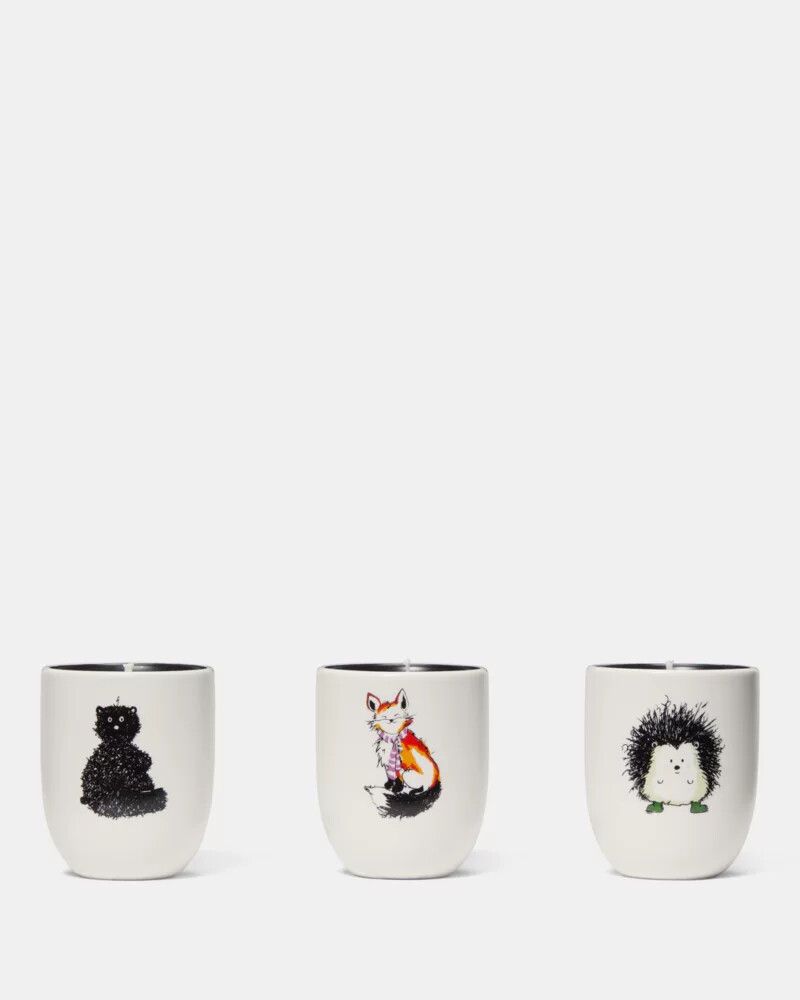 conjunto de velas critter collection multicolorido
